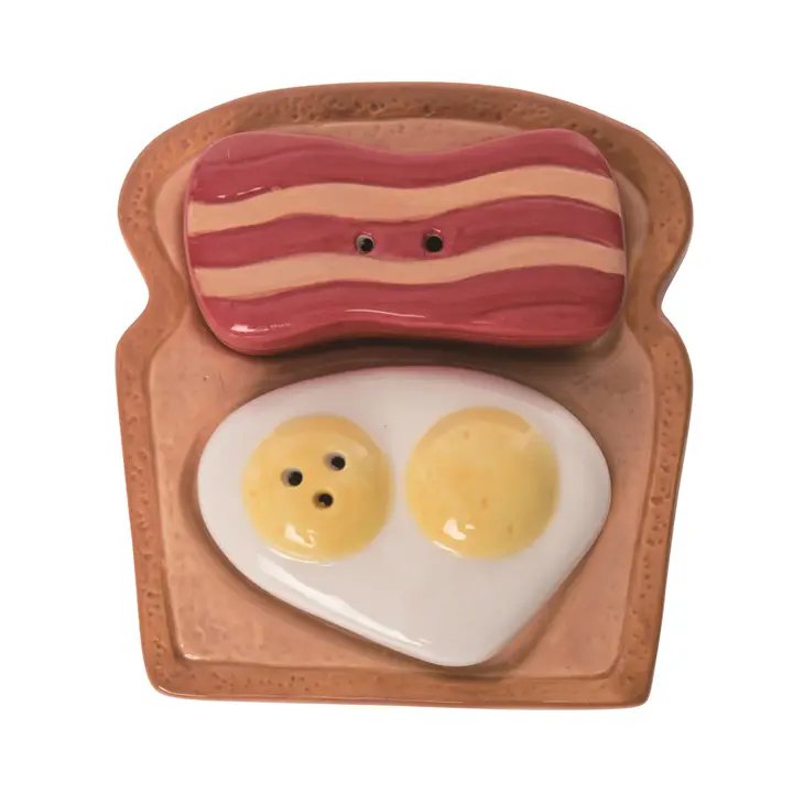 Country Breakfast Salt & Pepper Shaker Set
