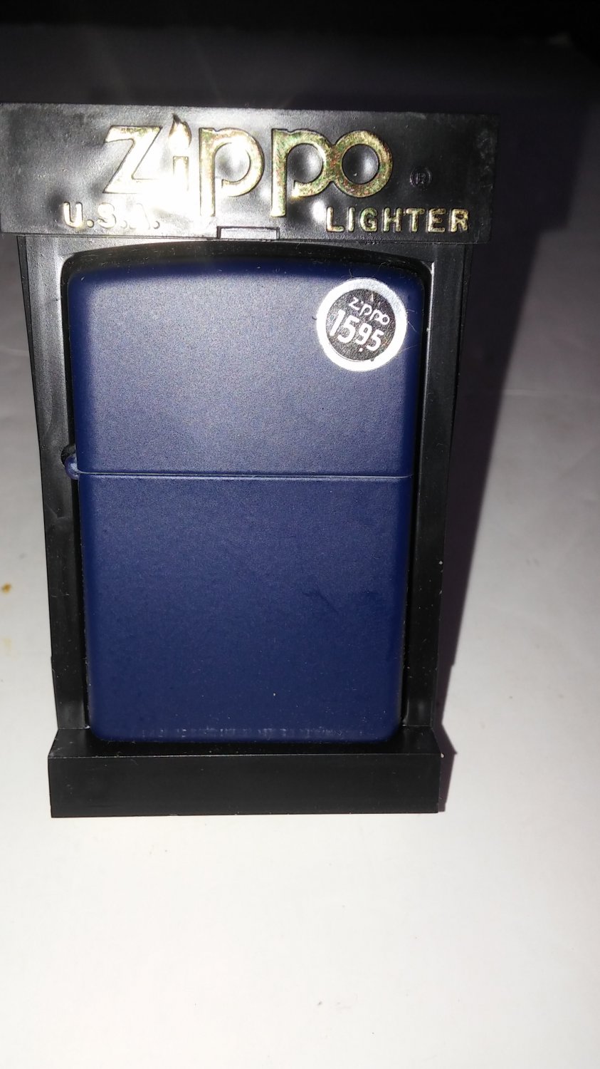 Zippo Lighter Navy Blue Matte