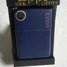 Zippo Lighter Navy Blue Matte with Zippo Logo