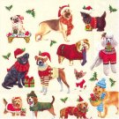 Beverage Coctail Napkins Christmas Dogs 20ct. Beverage Coctail Napkins Christmas Dogs 20ct.