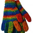 Gay Pride Wool Gloves Variegated Pattern Gay Pride Wool Gloves Variegated Pattern