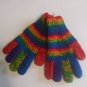 Gay Pride Wool Gloves Variegated Pattern