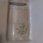 Jabara Green Tree Stem with Leaves on Ivory 16" 100% Cotton Dinner Napkins 4pc