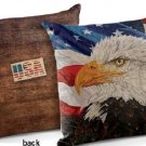 Decorator Pillow Freedom Bald Eagle 18"Square Decorator Pillow Freedom Bald Eagle 18"Square