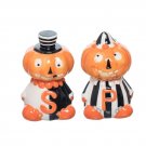 Salt and Pepper Shaker: Halloween Circus Pumpkins