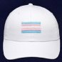Transgender Embroidered Flag Cap White (CP50)