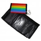 Gay Pride Plastic Coated Canvas Tri-fold Wallet Gay Pride Plastic Coated Canvas Tri-fold Wallet