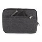 Stebco Bugatti TAC1420-GREY/BLACK Matt Tablet Sleeve, Polyester, 7.5 x 10.5in.