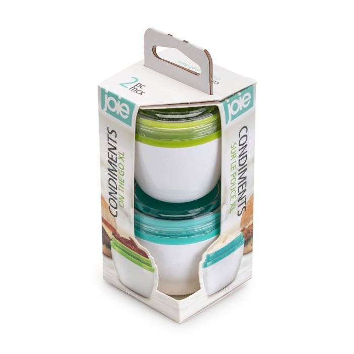 Joie Large Condiment To Go Containers, Set Of 2