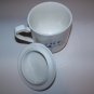 Four Season Bone China Tea Cups (mugs) with Lids Set