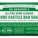 Dr Bronners Organic Bar Soaps Pure Castile Almond 5 oz