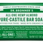 Dr Bronners Organic Bar Soaps Pure Castile Almond 5 oz