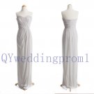 2015 New gray long chiffon evening dress, simple chiffon PROM dress, cheap bridesmaid dresses 2015 New gray long chiffon evening dress, simple chiffon PROM dress, cheap bridesmaid dresses