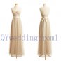 2015 New champagne evening prom dress, simple PROM dress, cheap bridesmaid dresses