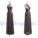 2015 New fashion evening prom dress, simple chiffon PROM dress, bridesmaid dresses,custom size color