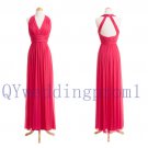 2015 New hatter evening dress, simple chiffon PROM dress, cheap bridesmaid dresses