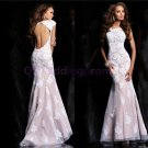 2015 New lace evening dress,lace long PROM dress,long bridesmaid dresses