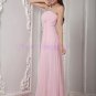 2015 New chiffon pink evening dress, long PROM dress,long bridesmaid dresses