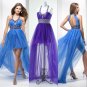 2015 New sexy Nail bead Asymmetrical evening dress, long PROM dress,long bridesmaid dresses