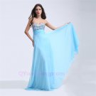 2015 New custom size elegant strapless beads prom gown long sexy formal evening dress