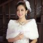 Winter new boutique pearl ball wool shawls warm shawl bride wedding shawl long presided