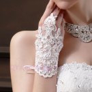 bride wedding beaded beaded lace gloves hook finger gloves wedding gloves new short section bride wedding beaded beaded lace gloves hook finger gloves wedding gloves new short section