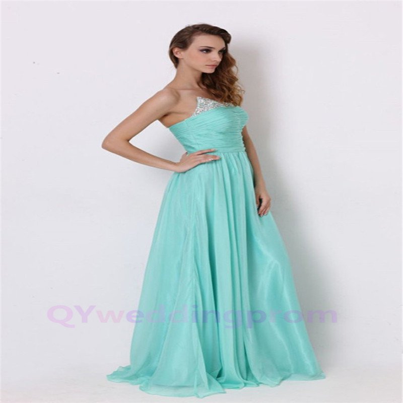 Custom made Dress for Elegant Mint formal Evening Gowns 2015 New Prom ...