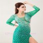Custom made Long Dress for fully beaded Deep V meshed neckline Evening Dresses 2015 Pageant Gowns