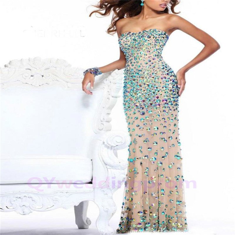 Custom made Clothing for Exquisite Evening Dresses 2015 Party Gowns