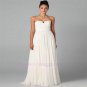 Elegant Strapless Straight White Chiffon Long Evening Dresses New Fashion 2015