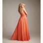 Simple Design Sweetheart Pleated Straight Chiffon Elegant Cheap Prom Dress 2015