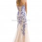 2015 New women lace strapless ball gowns bridal gowns long evening dress
