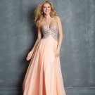 New Evening Dress Backless A-Line Sweetheart floor length Long Tulle evening Dress