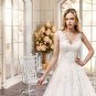 Plus Size Lace Wedding Dress Romantic Long Mermaid Wedding Dress Sexy V-neck brides dress