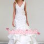 Plus Size Wedding Dress Summer Dress V-neck Spaghetti Straps Long Sexy Mermaid Wedding Dress