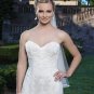 New Appliques Romantic White Ivory Sexy Long Wedding Dress A-Line Backless Lace Wedding Dress