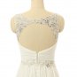 Custom made Bride dress V-neck Romantic White Sexy Wedding Gown Long Crystals Beadings Wedding dress