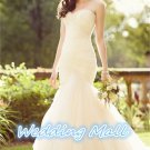 New Wedding Bride Dress Sweetheart Backless Mermaid Bride Dress Custom Bride Wedding Dress