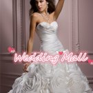 New Wedding Bride Dress Winter A-Line Flower Long White Bride Dress Custom Wedding Dress
