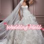 New Wedding Bride Dress Winter A-Line Flower Long White Bride Dress Custom Wedding Dress