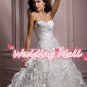New Wedding Bride Dress Winter A-Line Flower Long White Bride Dress Custom Wedding Dress