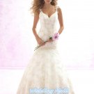 New Wedding Bride Thin Waist Type Winter Long Sexy Lace A-Line Floor-Length Bride Dress