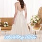 New Bride Dress Thin Waist Ivory Sweetheart Backless Lace A-Line Custom Bride Wedding Dresses