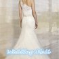 New Wedding Bride Dress Charming A-Line Court Train Long Lace Mermaid Custom Bride Wedding Dress