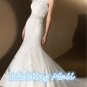 New Wedding Bride Dress Charming A-Line Court Train Long Lace Mermaid Custom Bride Wedding Dress