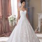 Sexy Backless Long Wedding Dress A-Line Sweetheart Long White Lace Long Bride Wedding Dresses