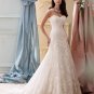 Sexy Long Bride Wedding Dress Backless Champagne Lace A-Line Sweetheart Floor Length Wedding Dress