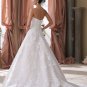 Sexy Backless Long Wedding Dress A-Line Sweetheart Long White Lace Long Bride Wedding Dresses