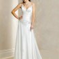 Wedding Dress Fashion Spaghetti Straps White A-Line Long Custom Size Wedding Dress
