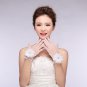 bride wedding bridal lace chiffon short paragraph Spring Wedding Gloves white Wedding Accessories